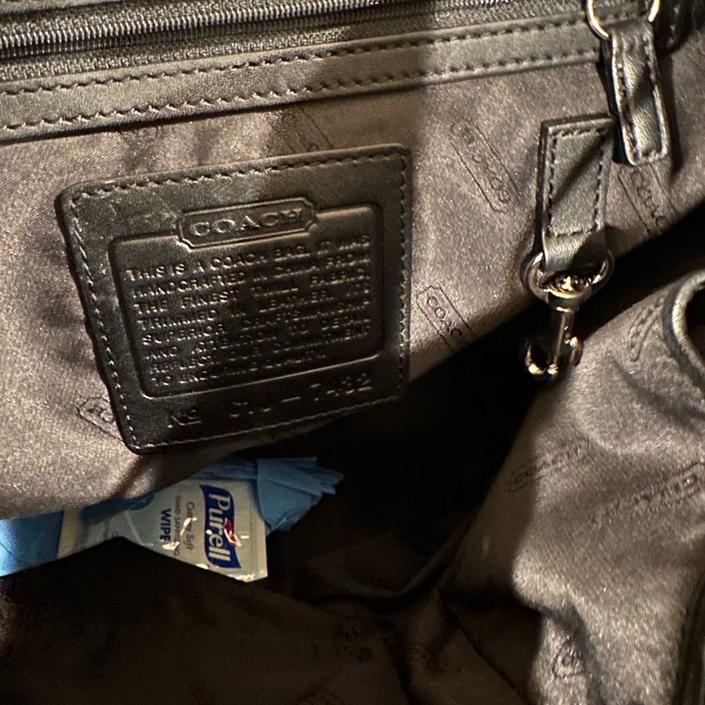 Coach Black Backpack - Picture 8 of 10